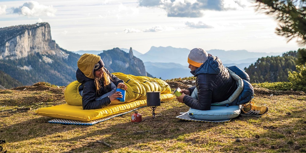 self inflating thermarest sleeping pad