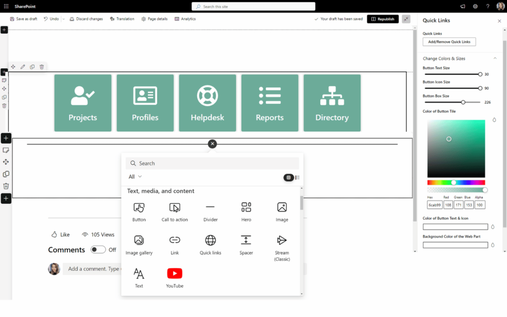 SharePoint image slider web part